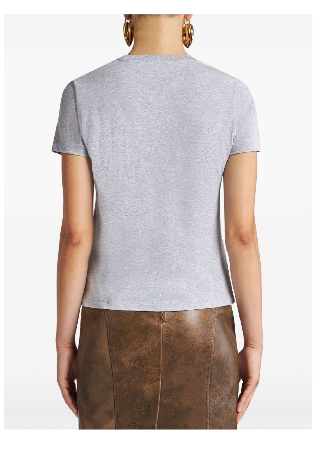 ETRO SS25 Women's T-Shirt: 100% Cotton Cut & Sew Design